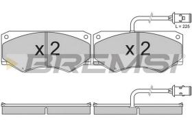 BREMS BP2611 - PASTIGLIE FRENO - BRAKE PADS