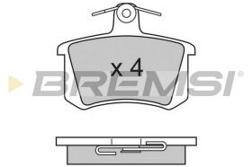 BREMS BP2612 - PASTIGLIE FRENO - BRAKE PADS