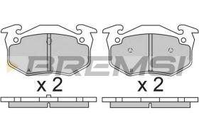 BREMS BP2613 - PASTIGLIE FRENO - BRAKE PADS