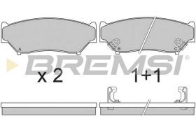 BREMS BP2620 - PASTIGLIE FRENO - BRAKE PADS