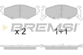 BREMS BP2629 - PASTIGLIE FRENO - BRAKE PADS