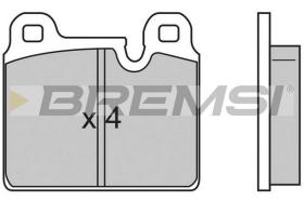 BREMS BP2636 - PASTIGLIE FRENO - BRAKE PADS