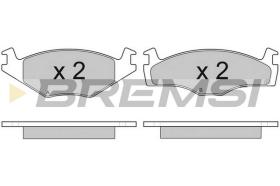 BREMS BP2645 - PASTIGLIE FRENO - BRAKE PADS