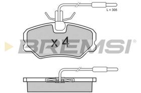 BREMS BP2646 - PASTIGLIE FRENO - BRAKE PADS