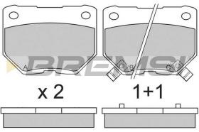 BREMS BP2650 - PASTIGLIE FRENO - BRAKE PADS