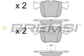 BREMS BP2651 - PASTIGLIE FRENO - BRAKE PADS