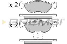 BREMS BP2656 - PASTIGLIE FRENO - BRAKE PADS