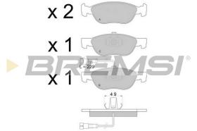 BREMS BP2666 - PASTIGLIE FRENO - BRAKE PADS