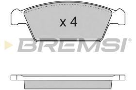 BREMS BP2668 - PASTIGLIE FRENO - BRAKE PADS