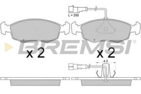 BREMS BP2669 - PASTIGLIE FRENO - BRAKE PADS