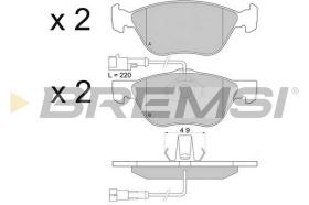 BREMS BP2673 - PASTIGLIE FRENO - BRAKE PADS