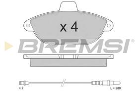 BREMS BP2678 - PASTIGLIE FRENO - BRAKE PADS