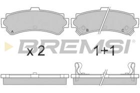 BREMS BP2690 - PASTIGLIE FRENO - BRAKE PADS