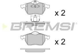 BREMS BP2692 - PASTIGLIE FRENO - BRAKE PADS