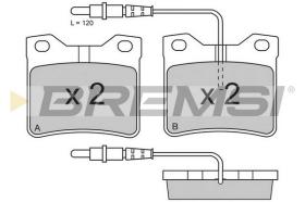 BREMS BP2705 - PASTIGLIE FRENO - BRAKE PADS