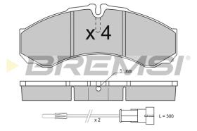 BREMS BP2706 - PASTIGLIE FRENO - BRAKE PADS