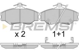 BREMS BP2708 - PASTIGLIE FRENO - BRAKE PADS