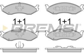 BREMS BP2715 - PASTIGLIE FRENO - BRAKE PADS