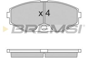 BREMS BP2722 - PASTIGLIE FRENO - BRAKE PADS