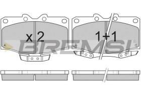 BREMS BP2725 - PASTIGLIE FRENO - BRAKE PADS