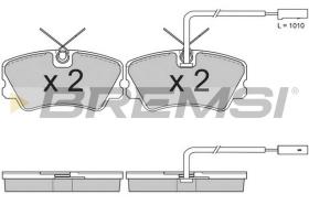 BREMS BP2731 - PASTIGLIE FRENO - BRAKE PADS