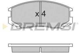 BREMS BP2732 - PASTIGLIE FRENO - BRAKE PADS