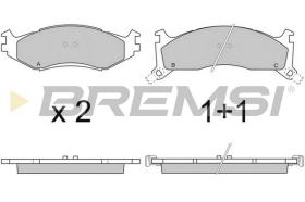 BREMS BP2739 - PASTIGLIE FRENO - BRAKE PADS