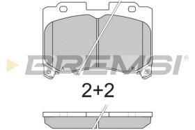 BREMS BP2740 - PASTIGLIE FRENO - BRAKE PADS