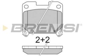 BREMS BP2741 - PASTIGLIE FRENO - BRAKE PADS