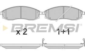 BREMS BP2743 - PASTIGLIE FRENO - BRAKE PADS