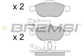 BREMS BP2746 - PASTIGLIE FRENO - BRAKE PADS