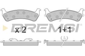 BREMS BP2747 - PASTIGLIE FRENO - BRAKE PADS