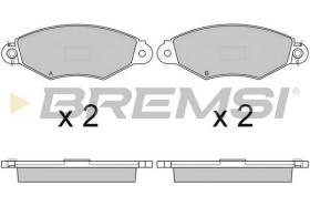 BREMS BP2749 - PASTIGLIE FRENO - BRAKE PADS