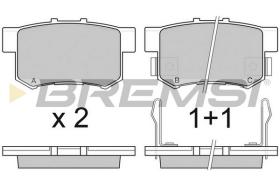 BREMS BP2750 - PASTIGLIE FRENO - BRAKE PADS