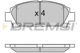 BREMS BP2752 - PASTIGLIE FRENO - BRAKE PADS