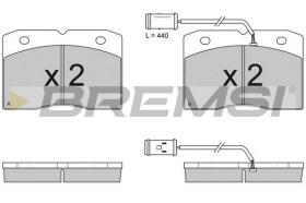 BREMS BP2768 - PASTIGLIE FRENO - BRAKE PADS