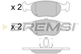 BREMS BP2770 - PASTIGLIE FRENO - BRAKE PADS