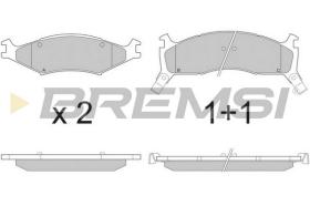 BREMS BP2772 - PASTIGLIE FRENO - BRAKE PADS