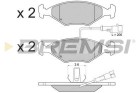 BREMS BP2776 - PASTIGLIE FRENO - BRAKE PADS