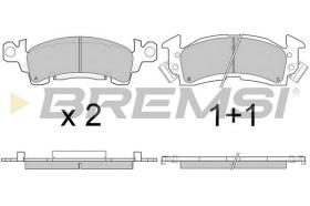 BREMS BP2781 - PASTIGLIE FRENO - BRAKE PADS