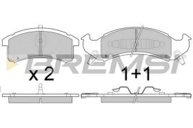 BREMS BP2789 - PASTIGLIE FRENO - BRAKE PADS