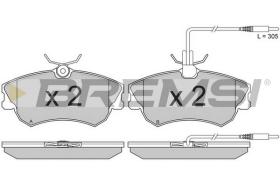 BREMS BP2801 - PASTIGLIE FRENO - BRAKE PADS