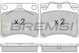 BREMS BP2802 - PASTIGLIE FRENO - BRAKE PADS