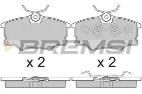 BREMS BP2805 - PASTIGLIE FRENO - BRAKE PADS