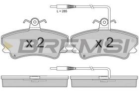 BREMS BP2809 - PASTIGLIE FRENO - BRAKE PADS