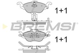 BREMS BP2810 - PASTIGLIE FRENO - BRAKE PADS