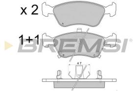 BREMS BP2814 - PASTIGLIE FRENO - BRAKE PADS