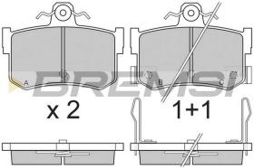 BREMS BP2818 - PASTIGLIE FRENO - BRAKE PADS