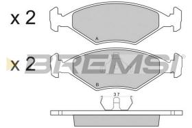 BREMS BP2822 - PASTIGLIE FRENO - BRAKE PADS