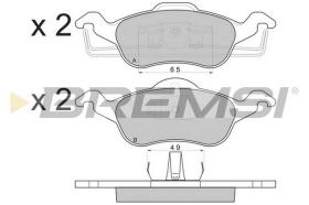 BREMS BP2824 - PASTIGLIE FRENO - BRAKE PADS